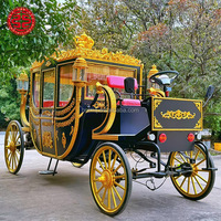 Carrosse Royal Électrique Personnalisé pour Mariage, Calèche Hippomobile de Tourisme à Vendre