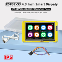 ESP32-S3 HMI 8M PSRAM 16M Flash 4.3 "IPS TN Écran 800*480 Affichage Intelligent WiFI & BT 4.3 pouces RGB LCD TFT Module forArduino LVGL