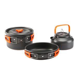 2-3 People Outdoor Pot and Teapot <b>Set</b> Outdoor Cookware Portable Outdoor Cookware Camping - Product Image 6
