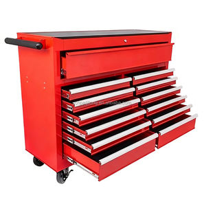 Gabinete <span class=keywords><strong>de</strong></span> Herramientas Móvil con Ruedas y Herramientas Variadas, Cajones con Cerradura para Mecánicos, Almacenamiento Seguro Industrial, Gestión del Espacio - Product Image 3