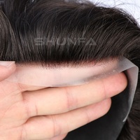 Cheveux humains indiens Remy injectés, ligne de cheveux naturelle, style lisse/ondulé, densité 130%, base PU nouée à la main