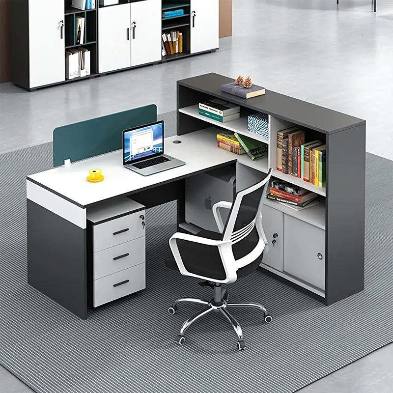 Zitai Escritorio Good Price Office Furniture Staff Table Modular Desk Office Workstation Desks With Drawer