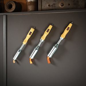 <span class=keywords><strong>Fer</strong></span> à <span class=keywords><strong>souder</strong></span> électrique MYOYT ST07-<span class=keywords><strong>A</strong></span> 75W 230V 50Hz Température réglable 400C Pointe plate Prise VDE Cordon <span class=keywords><strong>PVC</strong></span> 1,1M Manche en bois - Product Image 2