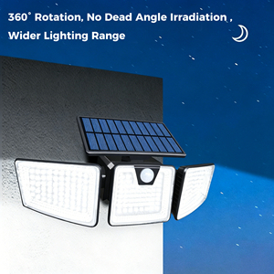 176 LED Solar Wall Light 450LM Super Bright Outdoor Motion Sensor Security Lamp IP65 Waterproof Light for Garden Fence Patio - Product Image 4