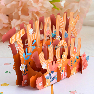 Tarjetas de Agradecimiento Pop-up 3D con Impresión Personalizada, Invitación de Boda, con Logotipo - Product Image 5