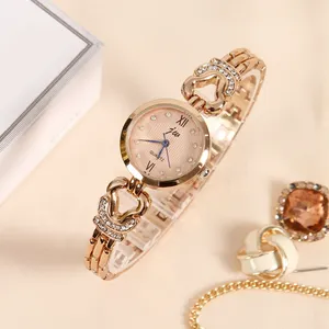 JW 8312 Lady's quartz analog charm diamond stainless steel strap elegance bling lady watch