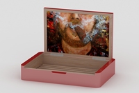 Boîtes à cigares en bois de cèdre espagnol de bureau personnalisable à la mode de luxe