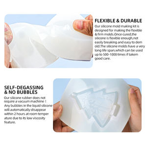 Chuantian Shore A0-A40 rtv-2 silicone platine de qualité alimentaire pour moule bricolage savon <span class=keywords><strong>bougie</strong></span> plâtre argile faisant liqud silicone - Product Image 3