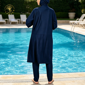 Burkini pour femme musulmane, grande taille, vêtements de bain modestes, <span class=keywords><strong>maillot</strong></span> de bain islamique à manches longues, vêtements islamiques - Product Image 6