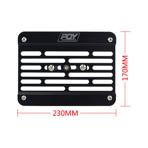 Support de plaque d'immatriculation en alliage d'aluminium XPA pour AUDI A4 2010-2015, montage multi-angles - Product Image 2