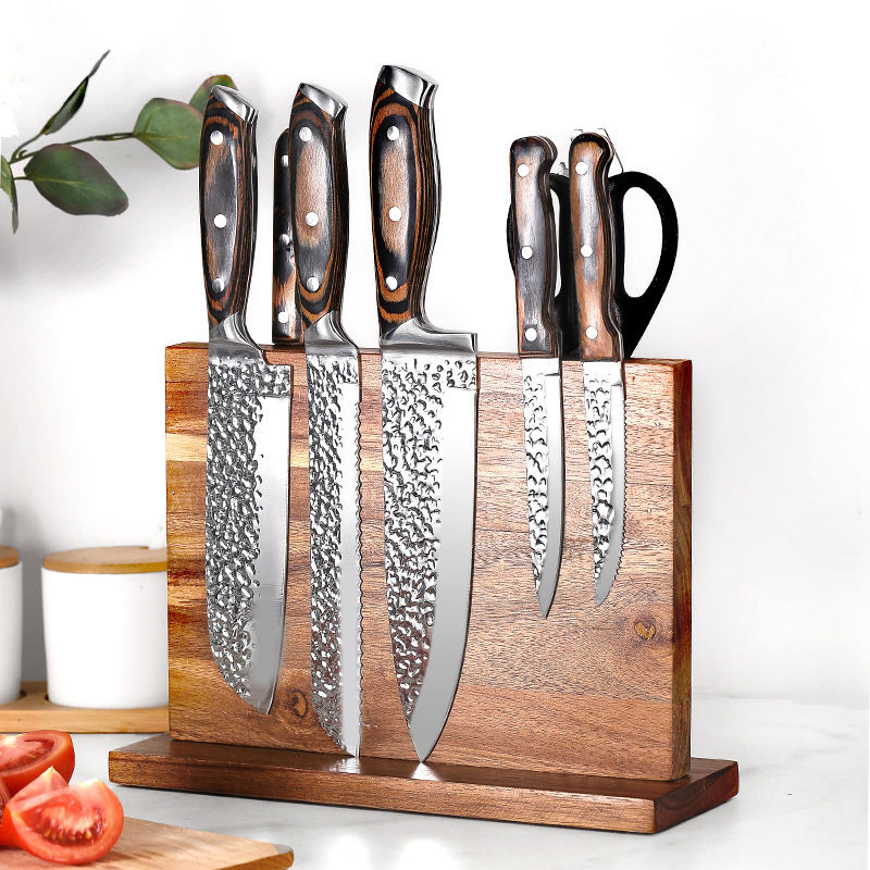 Fan Shaped Knife Block Stylish Functional Kitchen Accessory