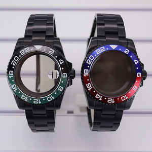 Custom High Quality <strong>Vintage</strong> GMT NH35 Case Modified <strong>Skx</strong> Watch Case and Bracelet Sapphire Glass for Seiko NH34 NH36/38 Movement - Product Image 3