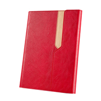 Carnet de notes A5 personnalisé en gros, couverture rigide en cuir PU, pages intérieures personnalisées, 50 feuilles, reliure à anneaux, agenda professionnel