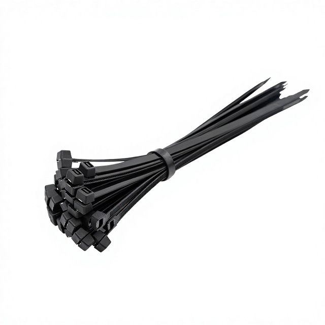 2.5mm Nylon Cable Ties Custom Length Self Locking Zip Ties 200mm Multi-Color 100pcs Wire Ties Cable Management OEM
