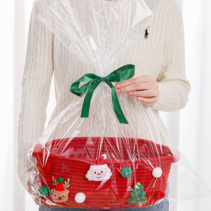 Bolsas de dulces de regalo de Navidad de Instagram de estilo moderno nórdico, galletas horneadas, recuerdos de manzana, cestas de mano para cestas de regalo de vacaciones - Product Image 3