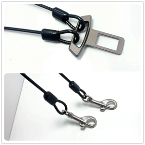 Correa para Perros 2 en 1 de Acero Inoxidable 304 - Cinturón de Seguridad para Mascotas con Hebilla de Bloqueo de Entrenamiento, para Pasear y Entrenar 1 a 2 Perros - Product Image 5