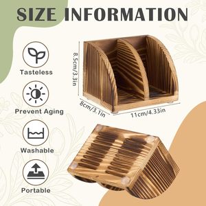 Portasapone in Legno Fatto a Mano, Portasapone in Bambù a 3 Scomparti Autodrenante per Doccia e Bagno, Organizzatore per Saponette - Product Image 2