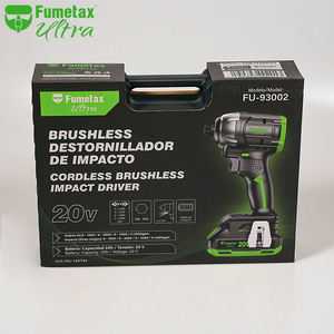 Fumetax 1/4 inci Set Perkakas Bor Palu Mini Tanpa Kabel Brushless Tiga Kecepatan yang Dapat Disesuaikan, Set Perkakas Listrik Berkapasitas Tinggi - Product Image 5