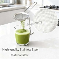 Ensemble de fouet à matcha avec logo personnalisé Bol à matcha avec fouet à bec verseur et support Pelle en bambou et tamis en acier inoxydable Coffret cadeau idéal pour matcha