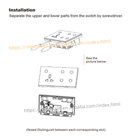 Interrupteur intelligent WiFi Tuya 4 voies avec prise universelle et contrôle de la consommation électrique, compatible Google Home, Alexa, Alice