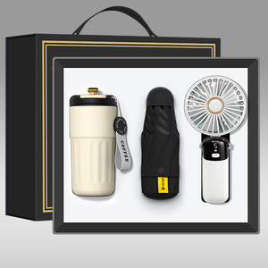 Special Hot Summer <strong>Wedding</strong> Souvenirs Promo <strong>Gift</strong> Mug Capsule Umbrella Foldable Fan <strong>Gift</strong> Set for Guests - Product Image 1