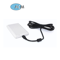 UHF USB Masaüstü Kodlayıcı Okuyucu/Yazıcı Ücretsiz SDK ve Yazılım USB Masaüstü 860 960 Mhz Dahili 3 DBi Antenli Yazıcı