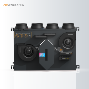 Contrôle WIFI MIA Hrv Récupération de chaleur Ventilation Récupération d'énergie Récupérateur d'air Ventilation <span class=keywords><strong>mécanique</strong></span> murale verticale Mvhr Application TUYA résidentielle - Product Image 3