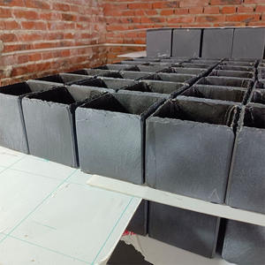 Macetas y macetas de estilo nórdico para interiores, piedra Natural, óxido, negro, textura Natural, maceta de pizarra, maceta de flores Suiza - Product Image 3