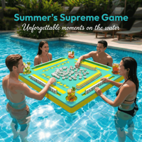 Tapis de table de mahjong flottant moderne de luxe - Matériau EVA écologique, imperméable, antidérapant, logo personnalisé, pour 4 joueurs, poker à domicile