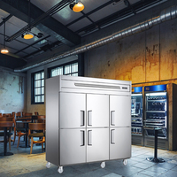 Grand réfrigérateur 1500L, réfrigérateur vertical 0 ~ 10 degrés congélateur commercial, réfrigérateur vertical prix de gros
