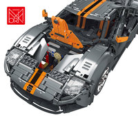 XMORK Juego de Bloques de Construcción de Auto Deportivo GT 1:8, 2828 Piezas, Auto de Carreras Mecánico, Bloques de Construcción DIY, Modelo de Auto para Armar, Juguete para Niños y Adultos