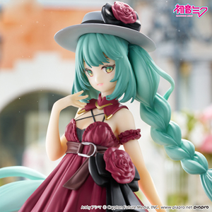 Figura Coleccionable Original de Anime Waifu, Serie Miku Trio Try IT, Versión Vestido Rojo, PVC ABS Auténtico, en Caja Original, Venta al Por Mayor - Product Image 1
