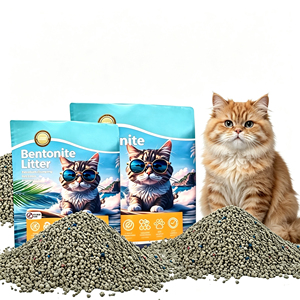 Litière pour chat en bentonite parfumée, faible teneur en poussière, personnalisable OEM/ODM, contrôle puissant des odeurs, sable premium pour animaux de compagnie - Product Image 1