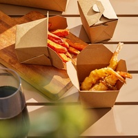 Emballage personnalisé pour aliments, petite boîte en carton pliable pour hamburgers, frites, sandwichs, à emporter, avec logo imprimé