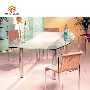 Venda por atacado 3mm -12mm transparente flutuador painel de vidro tabela superior <span class=keywords><strong>tv</strong></span> suporte de vidro temperado - Product Image 4