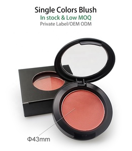 Private Label Matte <strong>Shimmer</strong> Waterproof No Logo Face Contour Rouge Orange Pink Powder Blush Palette Natural Rose Baked Fair 9 - Product Image 6