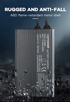Chargeur de batterie au lithium LiFePO4 intelligent 2000W homologué CE YZ1600S Entrée CC 50A-72V 30A-72V 35A-72V 48V-72V 60V-72V Électrique OTP
