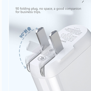 Adaptor perjalanan <span class=keywords><strong>Universal</strong></span> GAN kualitas tinggi 65W PD pengisi daya cepat dengan kabel ditarik tipe-c dan USB adaptor pengisian Port ganda - Product Image 6