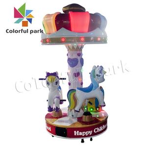 Machine de jeu commerciale à monnayeur, en promotion, pour sports d'intérieur, carrousel ludique, multijoueur pour enfants, carrousel populaire à vendre - Product Image 3