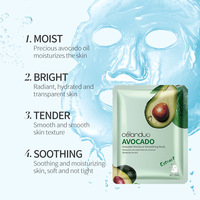 Celanduo Masque hydratant éclaircissant hydratant et blanchissant pour le visage Masque facial anti-acné et hydratant au concombre pour le visage