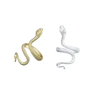 Anillos de animales personalizados para mujer, joyería en forma de serpiente, venta al por mayor