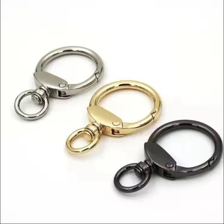 Luggage and handbag hardware accessories 8-shaped open spring ring connection buckle hook buckle open ring