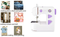 Machine à coudre électrique automatique portable mini pour la maison, à commande au pied, pour enfants et débutants, vente en gros d'usine 303