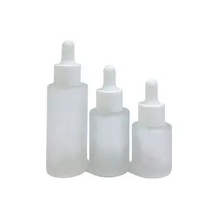 serum essential oil bottle 20 ml 30 ml 50 ml 100 ml oil dropper bottle flask with black dropper