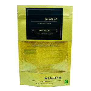 Empaque Ecológico Personalizado de Bolsas de Papel Kraft para Sushi, Copos Crujientes de Nueces, Alimentos Enlatados - Resistente a la Humedad y Resellable - Product Image 2