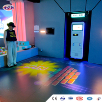 Équipement de projection interactive mobile tout-en-un à prix d'usine, système de jeu interactif en temps réel par projection au sol
