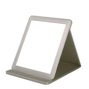 Nuevo Espejo de Maquillaje Plegable de Cuero, Espejo Portátil para Exhibición de Joyería, Espejo de Mostrador - Product Image 1
