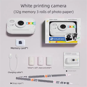Taşınabilir seyahat baskı 1080P HD çocuklar kamera çift Lens Mini yazıcı çocuklar anında dijital kamera - Product Image 6