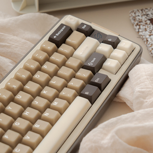 Bạc Hà kẹo dừa thô pha cà phê bán trong suốt Bàn Phím Cơ khí Keycaps toàn bộ PBT + PC hai màu JYT-2388 Razer 61/64/75 vv. - Product Image 3