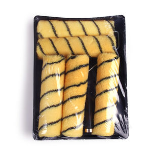 Plateau à <span class=keywords><strong>rouleau</strong></span> de <span class=keywords><strong>peinture</strong></span> Brosse à <span class=keywords><strong>rouleau</strong></span> professionnelle avec 5 manchons de <span class=keywords><strong>rouleau</strong></span> de <span class=keywords><strong>peinture</strong></span> remplaçables Plateau en plastique noir - Product Image 1